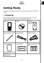 Preview for 3 page of Casio CLASSPad300 - ClassPad 300 Touch-Screen Graphing Scientific Calculator User Manual