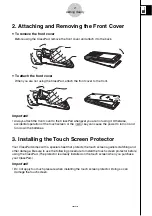 Preview for 4 page of Casio CLASSPad300 - ClassPad 300 Touch-Screen Graphing Scientific Calculator User Manual