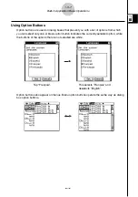 Preview for 44 page of Casio CLASSPad300 - ClassPad 300 Touch-Screen Graphing Scientific Calculator User Manual