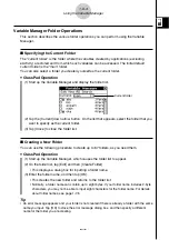 Preview for 79 page of Casio CLASSPad300 - ClassPad 300 Touch-Screen Graphing Scientific Calculator User Manual