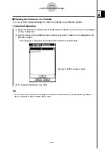 Preview for 88 page of Casio CLASSPad300 - ClassPad 300 Touch-Screen Graphing Scientific Calculator User Manual