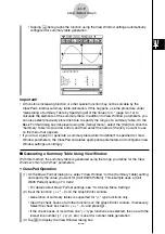 Preview for 233 page of Casio CLASSPad300 - ClassPad 300 Touch-Screen Graphing Scientific Calculator User Manual