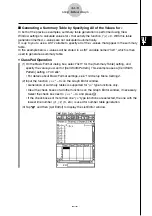 Preview for 235 page of Casio CLASSPad300 - ClassPad 300 Touch-Screen Graphing Scientific Calculator User Manual