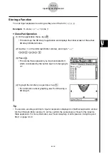 Preview for 290 page of Casio CLASSPad300 - ClassPad 300 Touch-Screen Graphing Scientific Calculator User Manual