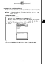 Preview for 312 page of Casio CLASSPad300 - ClassPad 300 Touch-Screen Graphing Scientific Calculator User Manual