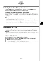 Preview for 327 page of Casio CLASSPad300 - ClassPad 300 Touch-Screen Graphing Scientific Calculator User Manual