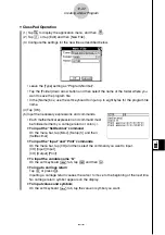 Preview for 517 page of Casio CLASSPad300 - ClassPad 300 Touch-Screen Graphing Scientific Calculator User Manual