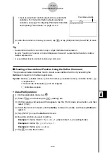 Preview for 533 page of Casio CLASSPad300 - ClassPad 300 Touch-Screen Graphing Scientific Calculator User Manual