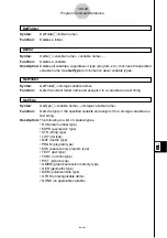 Preview for 574 page of Casio CLASSPad300 - ClassPad 300 Touch-Screen Graphing Scientific Calculator User Manual