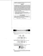 Preview for 2 page of Casio CSF-4450 Owner'S Manual