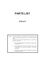 Preview for 17 page of Casio CTK-411 Service Manual