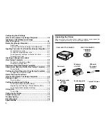 Preview for 8 page of Casio CW-50 - Disc Title Printer Color Thermal Transfer User Manual