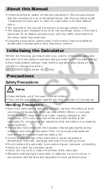 Preview for 3 page of Casio fx-350EX User Manual