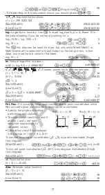 Preview for 14 page of Casio fx-350EX User Manual