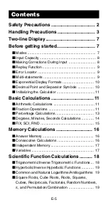 Preview for 7 page of Casio FX-820MS User Manual