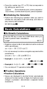 Preview for 13 page of Casio FX-820MS User Manual