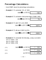 Preview for 12 page of Casio fx-82SX User Manual