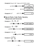 Preview for 15 page of Casio fx-82SX User Manual