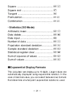 Preview for 23 page of Casio fx-82SX User Manual