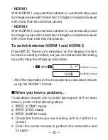 Preview for 24 page of Casio fx-82SX User Manual