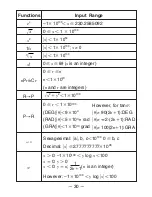 Preview for 32 page of Casio fx-82SX User Manual