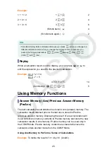 Preview for 26 page of Casio fx-82ZA PLUS User Manual