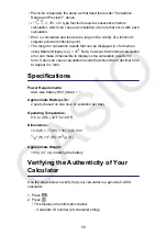 Preview for 60 page of Casio fx-82ZA PLUS User Manual