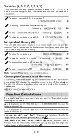 Preview for 14 page of Casio Fx-96SG User Manual