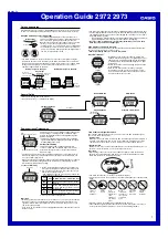 Casio G-Shock GW-600DE-1V Operation Manual preview