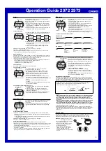 Preview for 3 page of Casio G-Shock GW-600DE-1V Operation Manual