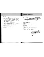 Preview for 5 page of Casio HT-3000 Operation Manual