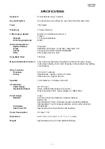 Preview for 3 page of Casio LK-120 Service Manual & Parts Manual