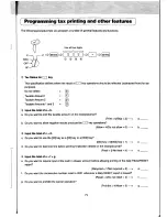 Preview for 73 page of Casio PCR-408 Operator'S Instruction Manual