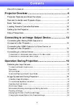 Preview for 3 page of Casio PRO LINE XJ-H2650 User Manual