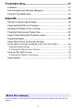 Preview for 5 page of Casio PRO LINE XJ-H2650 User Manual