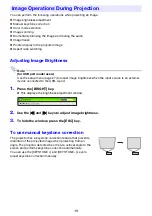 Preview for 19 page of Casio PRO LINE XJ-H2650 User Manual