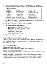 Preview for 6 page of Casio SF-3990 User Manual