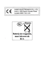 Preview for 118 page of Casio SF-4900ER User Manual