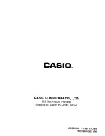 Preview for 119 page of Casio SF-4900ER User Manual