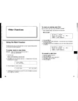 Preview for 47 page of Casio SF-9300 Owner'S Manual