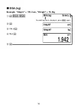 Preview for 14 page of Casio SP-100USNU User Manual