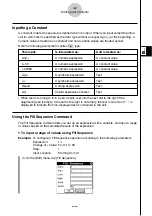 Preview for 20 page of Casio Spreadsheet Application User Manual