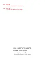 Preview for 106 page of Casio TE-2200 Service Manual