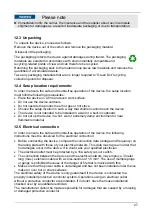 Preview for 27 page of CASO DESIGN NOVEA T2 Original Operating Manual