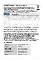 Preview for 57 page of CASO DESIGN NOVEA T2 Original Operating Manual