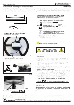 Preview for 1 page of Castaldi Lighting D43 tau/3 Installation And Maintenance Sheet