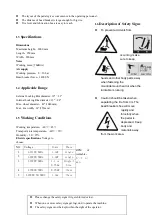 Preview for 4 page of Castex CASC506 Manual