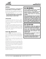 Preview for 13 page of CASTLE HPS09 Operator'S Manual