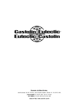 Preview for 55 page of Castolin Eutectic ArcWeld 484 P Instruction Manual