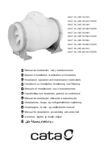 Preview for 1 page of Cata DUCT IN LINE 100/270 Installation, Operation And Maintenance Instructions